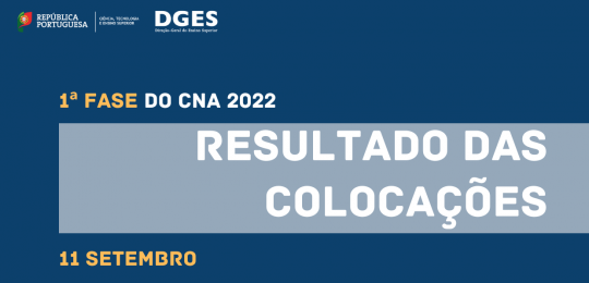 Resultados da 1ª Fase do CNA Superior 2022