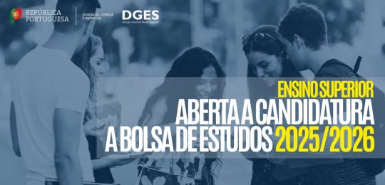 Aberta a candidatura à bolsa de estudos para o ano letivo 2025/2026