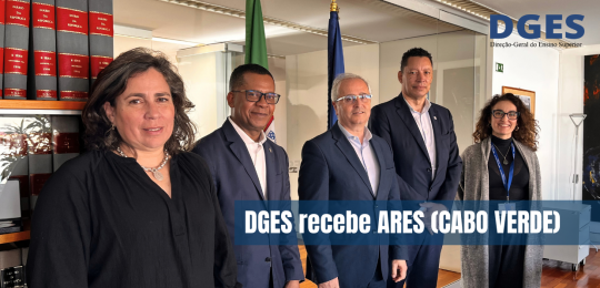 DGES recebe Agência Reguladora do Ensino Superior de Cabo Verde 