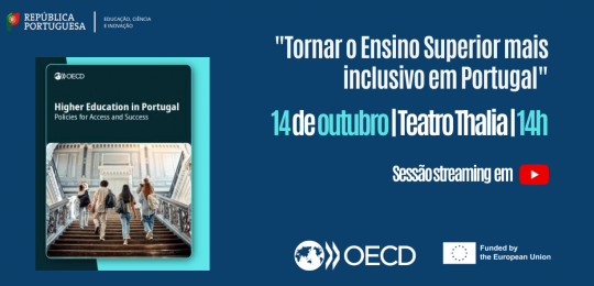 Lançamento Público do Relatório “Tornar o Ensino Superior mais inclusivo em Portugal” acontece a 14 de outubro