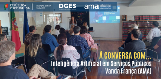 “À conversa com …”, Engenheira Vanda França sobre “Inteligência Artificial em Serviços Públicos”