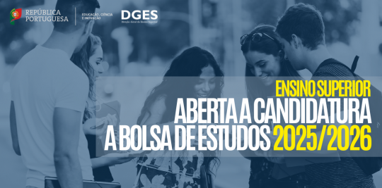 Aberta a candidatura à bolsa de estudos para o ano letivo 2025/2026