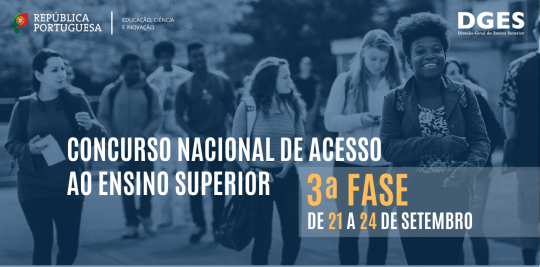 Candidatura à 3ª Fase do Concurso Nacional de Acesso ao Ensino Superior