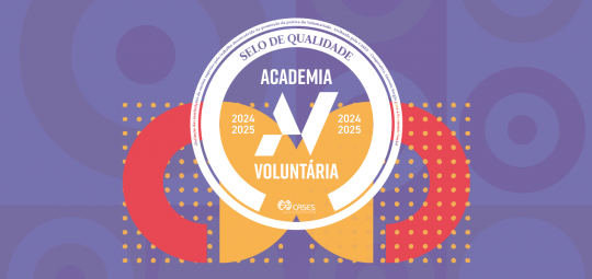 Academia Voluntária 2024 - CASES atribuiu Selo de Qualidade a IES pela prática de voluntariado