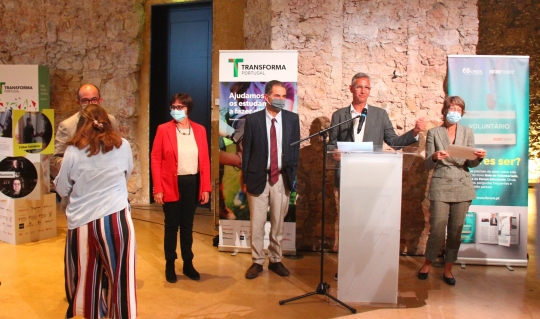 No lançamento do Guia do Voluntariado, a Transforma Portugal apresentou resultados