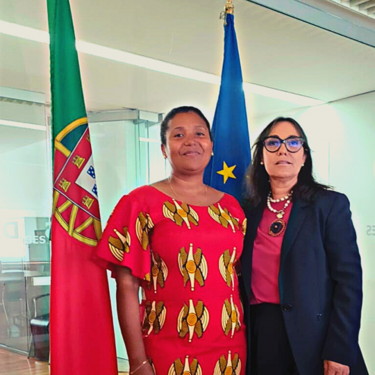 Visita da Diretora do Ensino Superior de São Tomé e Príncipe, Dr.ª Wanda Costa 